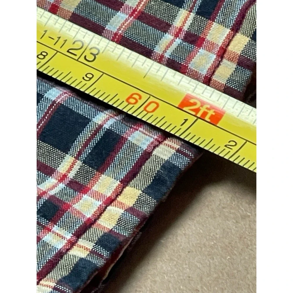 J.Crew-Tailored‎ by J.Crew Men's Small Multicolor Plaid Button Down Cotton Woven
